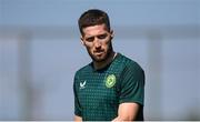 14 June 2023; Matt Doherty during a Republic of Ireland training session at Calista Sports Centre in Antalya, Turkey. Photo by Stephen McCarthy/Sportsfile
