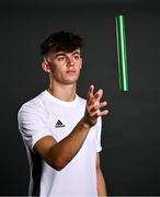 14 June 2023; 4 x 100m relay athlete Oliver Swinney poses for a portrait during the European Games team day for Team Ireland – Krakow 2023 at the Crowne Plaza Hotel in Blanchardstown, Dublin. Photo by Harry Murphy/Sportsfile