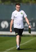 14 June 2023; Andrew Morrissey, STATSports analyst, during a Republic of Ireland training session at Calista Sports Centre in Antalya, Turkey. Photo by Stephen McCarthy/Sportsfile