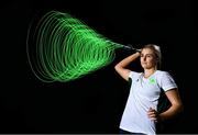 14 June 2023; Javelin thrower Grace Casey poses for a portrait during the European Games team day for Team Ireland – Krakow 2023 at the Crowne Plaza Hotel in Blanchardstown, Dublin. Photo by David Fitzgerald/Sportsfile