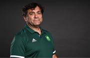 14 June 2023; IRFU performance director David Nucifora poses for a portrait during the European Games team day for Team Ireland – Krakow 2023 at the Crowne Plaza Hotel in Blanchardstown, Dublin. Photo by Harry Murphy/Sportsfile