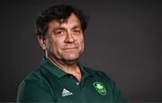 14 June 2023; IRFU performance director David Nucifora poses for a portrait during the European Games team day for Team Ireland – Krakow 2023 at the Crowne Plaza Hotel in Blanchardstown, Dublin. Photo by Harry Murphy/Sportsfile