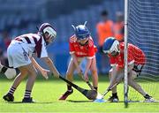 14 June 2023; Action from Sleacht Néill, Derry, and SN Bhaile Mhic Airt in Waterford during the GAAgaeilge Go Games at Croke Park in Dublin. Photo by Piaras Ó Mídheach/Sportsfile