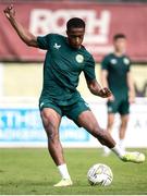 14 June 2023; Aidomo Emakhu during a Republic of Ireland training session at Parktherme-Arena Bad Radkersburg in Austria. Photo by Blaz Weindorfer/Sportsfile