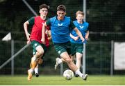 14 June 2023; Dylan Duffy during a Republic of Ireland training session at Parktherme-Arena Bad Radkersburg in Austria. Photo by Blaz Weindorfer/Sportsfile
