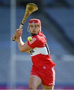 3 June 2023; John Mullan of Derry during the Christy Ring Cup Final match between Derry and Meath at Croke Park in Dublin. Photo by Harry Murphy/Sportsfile