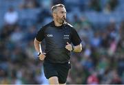 3 June 2023; Referee Kevin Jordan during the Christy Ring Cup Final match between Derry and Meath at Croke Park in Dublin. Photo by Harry Murphy/Sportsfile