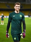 15 June 2023; Goalkeeper Mark Travers during a Republic of Ireland training session at the OPAP Arena in Athens, Greece. Photo by Stephen McCarthy/Sportsfile