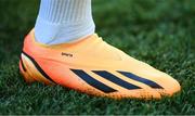 15 June 2023; A detailed view of the boots worn by Michael Obafemi during a Republic of Ireland training session at the OPAP Arena in Athens, Greece. Photo by Stephen McCarthy/Sportsfile