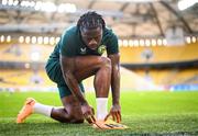 15 June 2023; Michael Obafemi during a Republic of Ireland training session at the OPAP Arena in Athens, Greece. Photo by Stephen McCarthy/Sportsfile