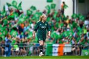 16 June 2023; Amber Barrett during a Republic of Ireland women open training session at UCD Bowl in Dublin. Photo by Ramsey Cardy/Sportsfile