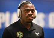 16 June 2023; Michael Obafemi of Republic of Ireland before the UEFA EURO 2024 Championship qualifying group B match between Greece and Republic of Ireland at the OPAP Arena in Athens, Greece. Photo by Stephen McCarthy/Sportsfile