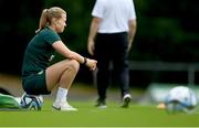 16 June 2023; Ruesha Littlejohn during a Republic of Ireland women open training session at UCD Bowl in Dublin. Photo by Ramsey Cardy/Sportsfile