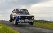 16 June 2023; Daniel McKenna and Andrew Grennan in their Ford Escort Mk2 during day one of the Wilton Recycling Donegal International Rally round 5 of the Irish Tarmac Rally Championship at Donegal Town in Donegal. Photo by Philip Fitzpatrick/Sportsfile