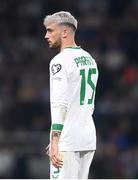 16 June 2023; Troy Parrott of Republic of Ireland during the UEFA EURO 2024 Championship qualifying group B match between Greece and Republic of Ireland at the OPAP Arena in Athens, Greece. Photo by Stephen McCarthy/Sportsfile