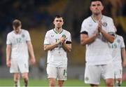 16 June 2023; Jayson Molumby of Republic of Ireland after his side's defeat in the UEFA EURO 2024 Championship qualifying group B match between Greece and Republic of Ireland at the OPAP Arena in Athens, Greece. Photo by Stephen McCarthy/Sportsfile