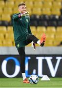 16 June 2023; Republic of Ireland goalkeeper Mark Travers before the UEFA EURO 2024 Championship qualifying group B match between Greece and Republic of Ireland at the OPAP Arena in Athens, Greece. Photo by Stephen McCarthy/Sportsfile