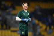 16 June 2023; Republic of Ireland goalkeeper Caoimhin Kelleher before the UEFA EURO 2024 Championship qualifying group B match between Greece and Republic of Ireland at the OPAP Arena in Athens, Greece. Photo by Stephen McCarthy/Sportsfile