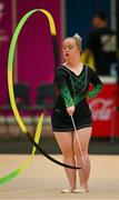 17 June 2023; Team Ireland's Jennifer O'Halloran, a member of Owenabue Special Olympics Club, from Douglas, Cork, during practice in advance of the 2023 World Special Olympic Games at the Messe Berlin in Berlin, Germany. Photo by Ray McManus/Sportsfile