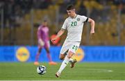 16 June 2023; Darragh Lenihan of Republic of Ireland during the UEFA EURO 2024 Championship qualifying group B match between Greece and Republic of Ireland at the OPAP Arena in Athens, Greece. Photo by Seb Daly/Sportsfile