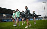 17 June 2023; Kerry players walk the pitch before the TG4 All-Ireland Ladies Senior Football Championship Round 1 match between Dublin and Kerry at Parnell Park in Dublin. Photo by Harry Murphy/Sportsfile