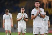 16 June 2023; Jayson Molumby of Republic of Ireland, centre, after the UEFA EURO 2024 Championship qualifying group B match between Greece and Republic of Ireland at the OPAP Arena in Athens, Greece. Photo by Stephen McCarthy/Sportsfile