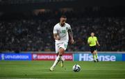 16 June 2023; Adam Idah of Republic of Ireland during the UEFA EURO 2024 Championship qualifying group B match between Greece and Republic of Ireland at the OPAP Arena in Athens, Greece. Photo by Stephen McCarthy/Sportsfile