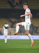 16 June 2023; Evan Ferguson of Republic of Ireland during the UEFA EURO 2024 Championship qualifying group B match between Greece and Republic of Ireland at the OPAP Arena in Athens, Greece. Photo by Stephen McCarthy/Sportsfile
