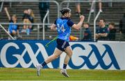 17 June 2023; Cian O'Sullivan of Dublin celebrates after scoring his side's second goal during the GAA Hurling All-Ireland Senior Championship Preliminary Quarter Final match between Carlow and Dublin at Netwatch Cullen Park in Carlow. Photo by Sam Barnes/Sportsfile
