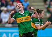 17 June 2023; Síofra O'Shea of Kerry after her side's victory in the TG4 All-Ireland Ladies Senior Football Championship Round 1 match between Dublin and Kerry at Parnell Park in Dublin. Photo by Harry Murphy/Sportsfile