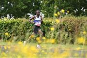18 June 2023;  Peter Somba of Dunboyne AC, Meath, on his way to winning the 2023 Irish Life Dublin Race Series – Corkagh Park 5 Mile at Corkagh Park in Clondalkin, Dublin. Photo by Sam Barnes/Sportsfile