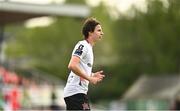9 June 2023; Louie Annesley of Dundalk during the SSE Airtricity Men's Premier Division match between Cork City and Dundalk at Turner's Cross in Cork. Photo by Eóin Noonan/Sportsfile