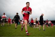 17 June 2023; Ethan Doherty of Derry after the GAA Football All-Ireland Senior Championship Round 3 match between Derry and Clare at Glennon Brothers Pearse Park in Longford. Photo by Stephen Marken/Sportsfile