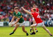 18 June 2023; David Clifford of Kerry in action against Donal McKenny of Louth during the GAA Football All-Ireland Senior Championship Round 3 match between Kerry and Louth at Laois Hire O'Moore Park in Portaloise, Laois. Photo by Michael P Ryan/Sportsfile