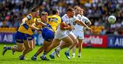 18 June 2023; Ben McCormack of Kildare in action against Donie Smith of Roscommon during the GAA Football All-Ireland Senior Championship Round 3 match between Roscommon and Kildare at Glenisk O'Connor Park in Tullamore, Offaly. Photo by Daire Brennan/Sportsfile