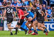 18 June 2023; Niall Scully of Dublin collides with referee Niall Cullen during the GAA Football All-Ireland Senior Championship Round 3 match between Dublin and Sligo at Kingspan Breffni in Cavan. Photo by Ramsey Cardy/Sportsfile