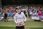 18 June 2023; Louth manager Mickey Harte after the GAA Football All-Ireland Senior Championship Round 3 match between Kerry and Louth at Laois Hire O'Moore Park in Portaloise, Laois. Photo by Michael P Ryan/Sportsfile