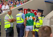 18 June 2023; David Clifford of Kerry leaves the field following his substitution during the GAA Football All-Ireland Senior Championship Round 3 match between Kerry and Louth at Laois Hire O'Moore Park in Portaloise, Laois. Photo by Michael P Ryan/Sportsfile