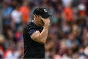 18 June 2023; Armagh manager Kieran McGeeney before the GAA Football All-Ireland Senior Championship Round 3 match between Galway and Armagh at Avant Money Páirc Seán Mac Diarmada in Carrick-on-Shannon, Leitrim. Photo by Harry Murphy/Sportsfile