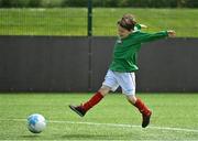18 June 2023; Action from Glasnevin FC, Dublin, against Monaghan United during the Football For All National Blitz on the Sport Ireland Campus in Dublin. Photo by Seb Daly/Sportsfile