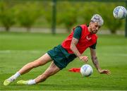 18 June 2023; Troy Parrott during a Republic of Ireland training session at the FAI National Training Centre in Abbotstown, Dublin. Photo by Stephen McCarthy/Sportsfile