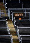 17 June 2023; The countdown clock before the TG4 All-Ireland Ladies Senior Football Championship Round 1 match between Galway and Cork at Pearse Stadium in Galway. Photo by Piaras Ó Mídheach/Sportsfile