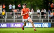 18 June 2023; Ben Crealey of Armagh during the GAA Football All-Ireland Senior Championship Round 3 match between Galway and Armagh at Avant Money Páirc Seán Mac Diarmada in Carrick-on-Shannon, Leitrim. Photo by Harry Murphy/Sportsfile