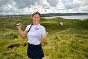 19 June 2023; Irish amateur golfer, Aine Donegan, poses for a portrait at her home club of Lahinch at the launch of the AIG Irish Women’s Amateur Championship Launch 2023. Aine has recently qualified to compete in the U.S. Women’s Open Golf Championship and is a scholar at the prestigious Louisiana State University, competing in the NCAA D1 Championship. AIG is proud to support Irish amateur competitions that foster the growth of talented golfers like Aine. For more information on the AIG Irish Women’s Amateur Close Championship, visit AIG Irish Women's Amateur Close Championship (Connemara) event website at www.golfgenius.com/pages/9586413788744153278. Photo by Sam Barnes/Sportsfile