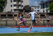 19 June 2023; Thomas Barr and Sharlene Mawdsley of Ireland during a practice session at Henryk Jordana Park ahead of the European Games 2023 in Krakow, Poland. Photo by David Fitzgerald/Sportsfile