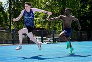 19 June 2023; Mark Smyth, left, and Israel Olatunde of Ireland during a practice session at Henryk Jordana Park ahead of the European Games 2023 in Krakow, Poland. Photo by David Fitzgerald/Sportsfile