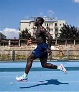 19 June 2023; Israel Olatunde of Ireland during a practice session at Henryk Jordana Park ahead of the European Games 2023 in Krakow, Poland. Photo by David Fitzgerald/Sportsfile