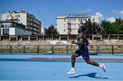 19 June 2023; Israel Olatunde of Ireland during a practice session at Henryk Jordana Park ahead of the European Games 2023 in Krakow, Poland. Photo by David Fitzgerald/Sportsfile