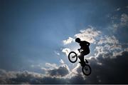 19 June 2023; Anthony Jeanjean of France during a practice session at Krzeszowice BMX Park ahead of the European Games 2023 in Krakow, Poland. Photo by David Fitzgerald/Sportsfile
