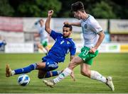 19 June 2023; Ollie O'Neill of Republic of Ireland during the International friendly match between the Republic of Ireland U21's and Kuwait U22's at Parktherme Arena in Bad Radkersburg, Austria. Photo by Blaz Weindorfer/Sportsfile